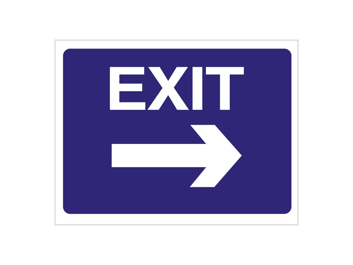 Blue Saftey Signs Jaysigns