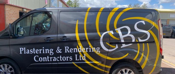 Vehicle Graphics for Plastering Company